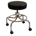 Brandt Revolving Stool Revolving Stool with Backrest, CAL 133, Black - 937332/BLACK/NA