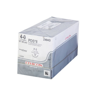 Ethicon PDS II (Polydioxanone) Sutures, 4/0 Ethicon PDS II Sutures, Z494G - 98SUT6-22