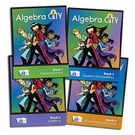 Algebra City - Student Edition Five Pack (5 ea. Books 1-4) 
