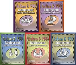 Autism & PDD Adolescent Social Skills Lessons: 5-Book Set Pam Britton Reese, Nena C. Challenner