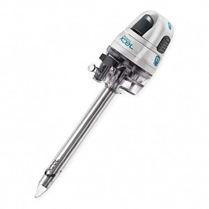 Medline ReNewal Rprcd Ethicon Bladeless Trocars - Endopath Xcel Bladeless Trocar with Stability Sleeve, Handled, Teal, 15 mm x 100 mm - B15LTRH