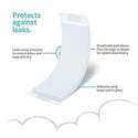 Medline Thin Booster Diaper Liners - Thin Booster Diaper Liner, 3.5" x 11.5" - BBP326015