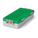 Medline Mini Size SteriPure Sterilization Containers - CONTAINER, MINI SIZE, 4"H, GREEN LID - BDR45010A
