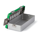 Medline Mini Size SteriPure Sterilization Containers - CONTAINER, MINI SIZE, 4"H, GREEN LID - BDR45010A