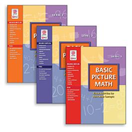 Basic Picture Math - COMBO All 3 Level Books Amy Hudson, Kristine Lindsay