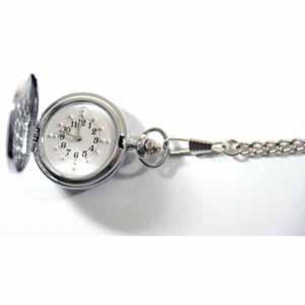 Silver Braille Pocket Watch