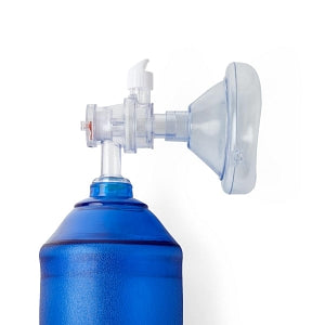 Medline Adult Bag Valve Mask (BVM) Manual Resuscitators - Adult Manual Resuscitator with Bag Reservoir, Filter, PEEP Valve and Manometer - CPRM1116FPM