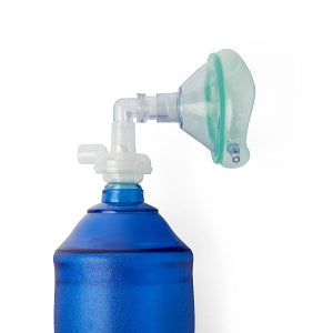 Medline Adult Bag Valve Mask (BVM) Manual Resuscitators - Large Adult Manual Resuscitator with Bag Reservoir and Filter - CPRM1116L
