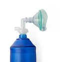 Medline Adult Bag Valve Mask (BVM) Manual Resuscitators - Large Adult Manual Resuscitator with Bag Reservoir and Filter - CPRM1116L
