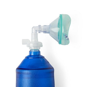 Medline Adult Bag Valve Mask (BVM) Manual Resuscitators - Adult Manual Resuscitator with Tube Reservoir and Filter - CPRM1126F