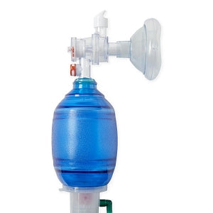 Medline Pediatric Manual Resuscitators - Pediatric Manual Resuscitator with Bag Reservoir, PEEP Valve, CO2 Indicator and Manometer - CPRM2216PCM