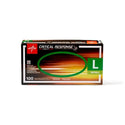 Medline Critical Response Powder-Free Nitrile Exam Gloves - Critical Response Orange Nitrile Exam Gloves, Size L - CR911L