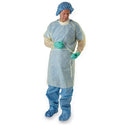 Medline Classic Cover Lightweight Polypropylene Isolation Gowns - Classic Cover Lightweight Spunbond Polypropylene Isolation Gowns with Waist and Neck Ties, Yellow, Size Regular / Large - CRI4000