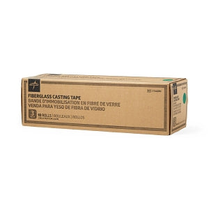 Medline Lightweight Fiberglass Cast Casting Tape - Fiberglass Casting Tape, Green, 3" x 4 yd. - CT34GRN