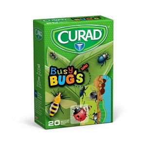 Medline CURAD Busy Bugs Bandages - CURAD Bandages, Busy Bugs, Assorted Sizes - CUR00001RB
