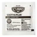 Medline CURAD SoothePlus Gauze Pads with ARM & HAMMER Baking Soda - CURAD SoothePlus 2" x 2" Gauze Pad, 25/Box - CUR202225AH