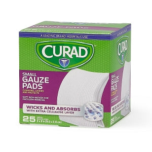 Medline CURAD Sterile Pro-Gauze Pads - CURAD Sterile Pro-Gauze Pad, 2" x 2", 25/Box - CUR20423RBI