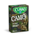 Medline CURAD Camo Flex-Fabric Adhesive Bandage - CURAD Green Camo Flex-Fabric Adhesive Bandage, 3/4" x 3", 25/Box - CUR45701RB