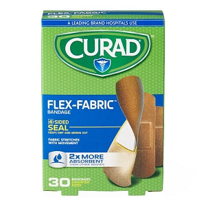 Medline CURAD Flex-Fabric Bandages - CURAD Flex-Fabric Bandages, Assorted Sizes - CUR47314RB