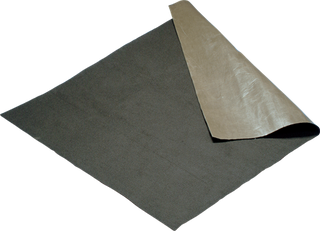 DeRoyal Absorbent Floor Mats With Poly Backing, Charcoal - 10 PEr Case