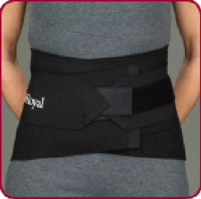 DeRoyal Lumbar Back Support DeRoyal Large 34 - 38 Inch 9 Inch Unisex