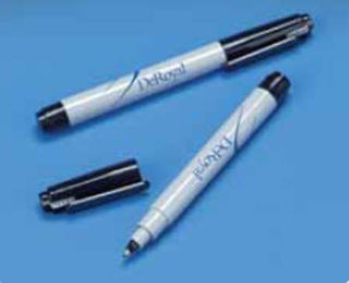 DeRoyal Surgical Utility Marker Black Wide Tip With Label Sterile