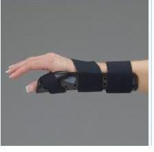DeRoyal Thumb Spica Foam Left Hand Black Small / Medium