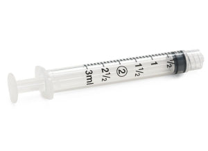 Medline Non-Sterile Syringes - Luer Lock Syringe, Bulk Nonsterile, 3 mL - DNSC83084A