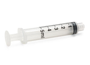 Medline Non-Sterile Syringes - Luer Lock Syringe, Bulk Nonsterile, 5 mL - DNSC83086A