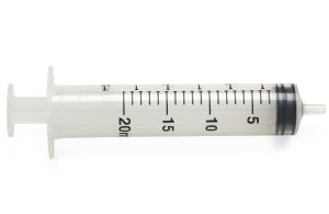 Medline Non-Sterile Syringes - Luer Slip Syringe, Bulk Nonsterile, 20 mL - DNSC83087A
