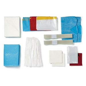 Medline QuickSuite Complete Turnover Solution Kits - QuickSuite Complete Turnover Kit, OR, Standard Sheet, Poly Mop Head - DYKQSUITED