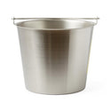 Medline Stainless Steel Buckets - Stainless Steel Kick Bucket with Stand, 13 qt. - 1014-1