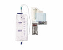 Medline Pre-Connected Vinyl Intermittent Catheter Trays - Intermittent / Urethral Insertion with 14 Fr Vinyl Catheter, Pre-Connected Drain Bag, Graduated Basin - DYND10400