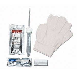 Medline Speci-Cath Urine Collection Kits - Speci-Cath Female Urine Collection Kit with 8 Fr 6.5" Catheter, Vinyl Gloves, PVP Swab Sticks and Lubricating Jelly - DYND10805