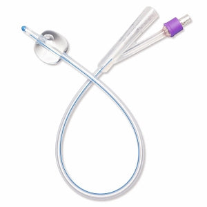 Medline SelectSilicone 100% Silicone Foley Catheters - Foley Catheter, 100% Silicone, 22 Fr, 30 mL, 2-Way - DYND11535
