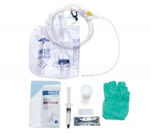 Medline Nonsterile Foley Catheter Tray - Nonsterile Silicone Foley Catheter Tray, 14 Fr - DYND11NS14S