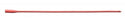 Medline Red Rubber Latex All-Purpose Intermittent Catheters - Intermittent / Urethral Red Rubber Catheter, Universal, 14 Fr x 16" - DYND13514