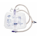 Medline Urinary Drain Bags - Drainage Bag, 2, 000 mL, Anti-Reflux Device with Slide-Tap - DYND15207