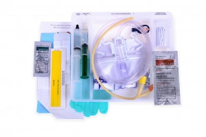 Medline Silicone-Elastomer Latex 1-Layer Foley Catheter Tray / Drain Bag - 1LYR 14FR 10ML LATEX DB TRAY - DYND160114
