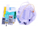 Medline Silicone-Elastomer Latex 1-Layer Foley Catheter Tray / Urine Meter - One-Layer Tray with 400 mL Urine Meter with 2, 500 mL Drain Bag and Silicone-Elastomer Coated Latex Foley Catheter, 16 Fr, 10 mL - DYND160216
