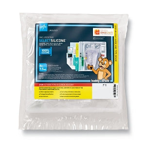 Medline Pediatric 100% Silicone 1-Layer Foley Catheter Tray - One-Layer Tray with 200 mL Urine Meter with 2, 000 mL Drain Bag and 100% Silicone Foley Catheter, 6 Fr, 3 mL - DYND160806