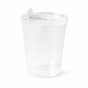 Medline Deluxe Urinalysis Container - Deluxe Urinalysis Container, Clear Plastic Lid, 6 oz. - DYND30100