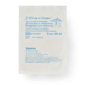 Medline Click N Close Pneumatic Tube Specimen Container - Click N Close Pneumatic Tube Specimen Container, O. R. Sterile, 3 oz. - DYND30387