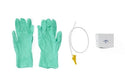Medline Open Suction Catheter Kits - Suction Catheter Kit with 2 Gloves, Whistle Tip, 12 Fr - DYND40971