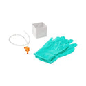 Medline Open Suction Catheter Kits - Suction Catheter Kit with 2 Gloves, Whistle Tip, 16 Fr, 200 mL Cup - DYND40973