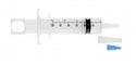 Medline Enteral Feeding and Irrigation Single Syringes - Flat Top with Ring Feeding Syringe with IV Pole Bag - DYND70642
