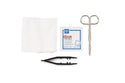 Medline Economy Suture Removal Trays - Suture Removal Tray with Wire Metal Littauer Scissors and Forceps - DYND71020