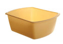 Medline Rectangular Plastic Washbasins - Rectangular Washbasin, 7.5 qt., Gold - DYND80301