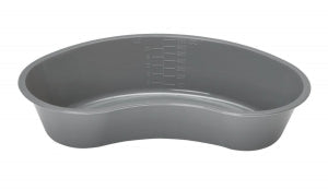 Medline Plastic Emesis Basins - Plastic Emesis Basin, 700 mL, Graphite - DYND80367H