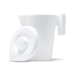 Medline Foam Pitchers - Bedside Foam Pitcher, Handle and Lid, Plastic Liner, 32 oz. - DYND80412